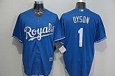 Kansas City Royals #1 Jarrod Dyson Light Blue New Cool Base Stitched MLB Jersey,baseball caps,new era cap wholesale,wholesale hats